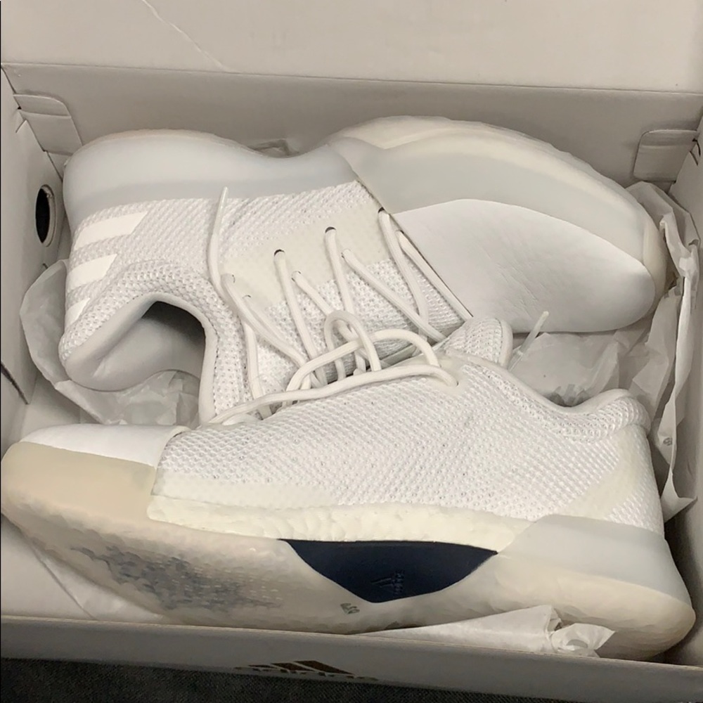 New Sz 6  6.5 james harden all white